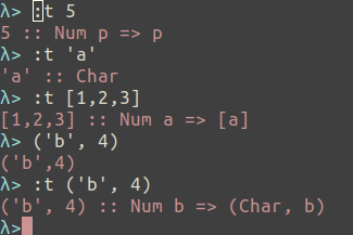 check type of some value in haskell